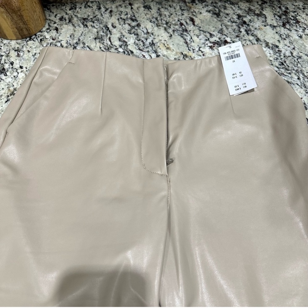 ABERCROMBIE and Fitch women’s vegan flared pants size 29/8 NWT - Picture 5 of 7